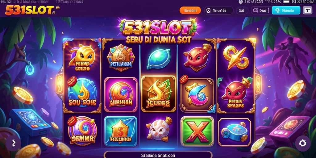 Tampilan gameplay 531SLOT yang menakjubkan dan penuh petualangan.