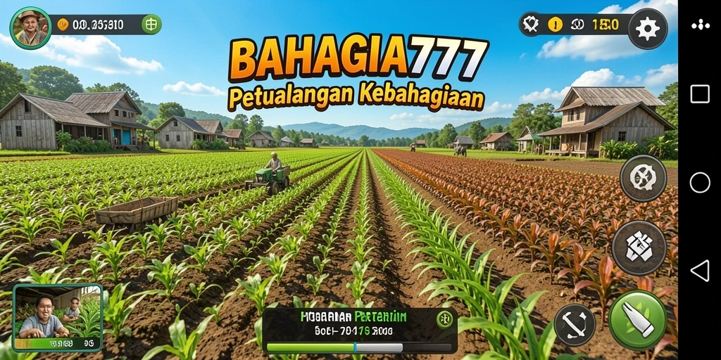 Tampilan gameplay <strong>BAHAGIA777</strong> yang penuh warna dan interaktif.