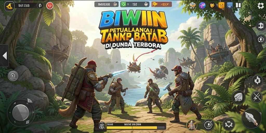Tampilan gameplay menakjubkan di dunia terbuka BIWIN.