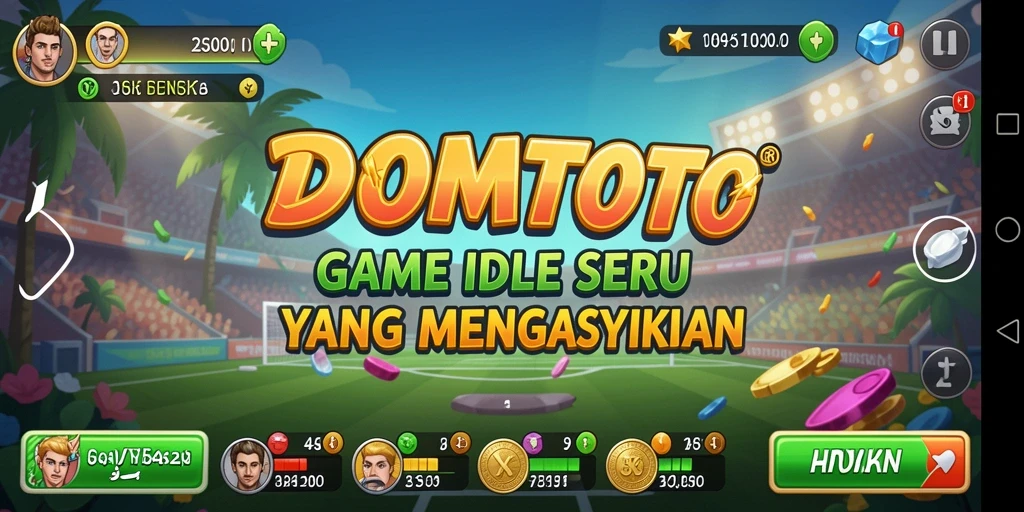 Tampilan gameplay seru dari DOMTOTO yang menampilkan penambahan karakter.