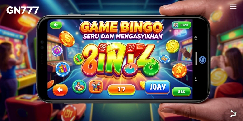 Tampilan gameplay Bingo GN777 yang seru dan interaktif.