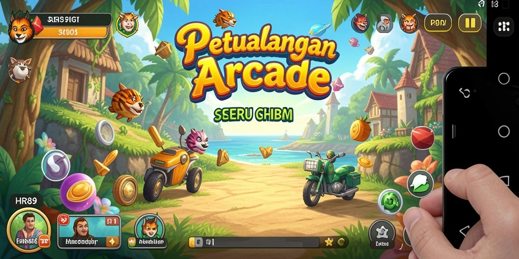 Tampilan gameplay HR89 yang penuh aksi dan tantangan seru.