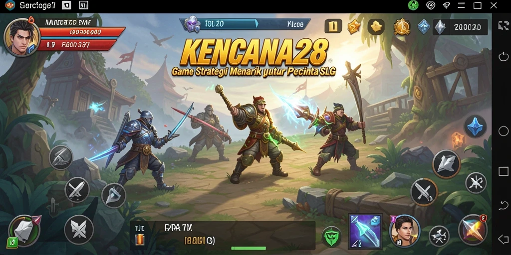 Tampilan gameplay KENCANA28 dengan grafis memukau.