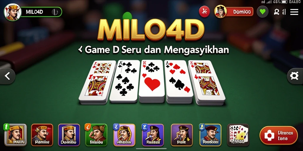 Tampilan menarik dari gameplay seru MILO4D.