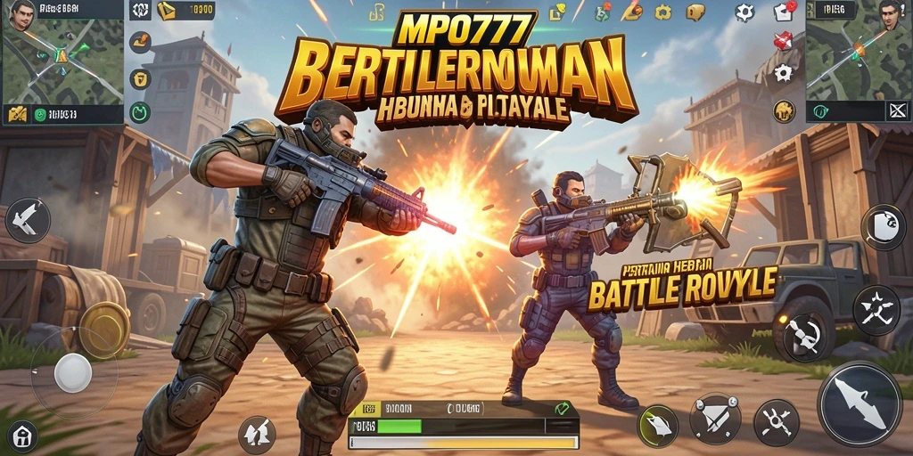 Tampilan gameplay seru dan mendebarkan dari MPO777 Battle Royale.