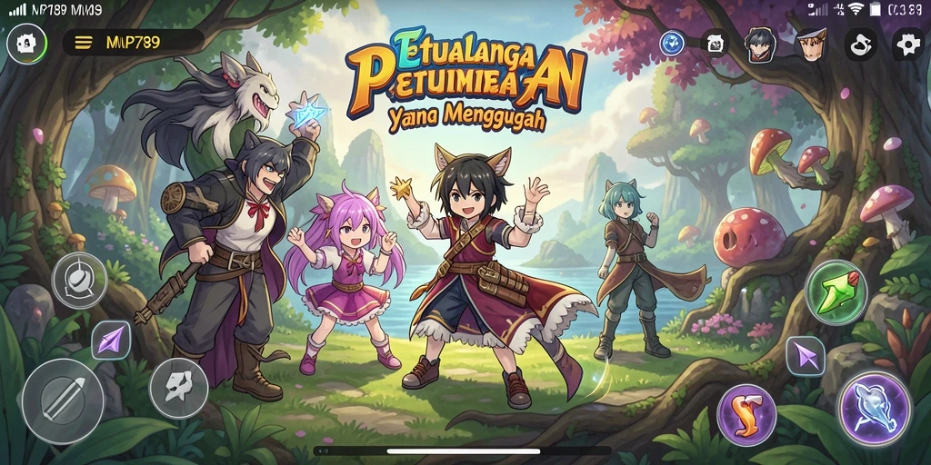 Tampilan menarik dari gameplay Anime yang seru dan penuh aksi.