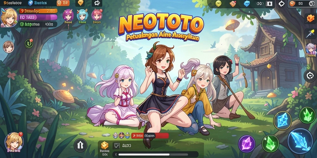 Tampilan menarik dari gameplay NEOTOTO yang kaya warna.