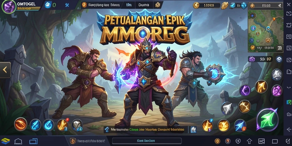 Gameplay seru OMTOGEL dalam dunia MMORPG yang menawan.