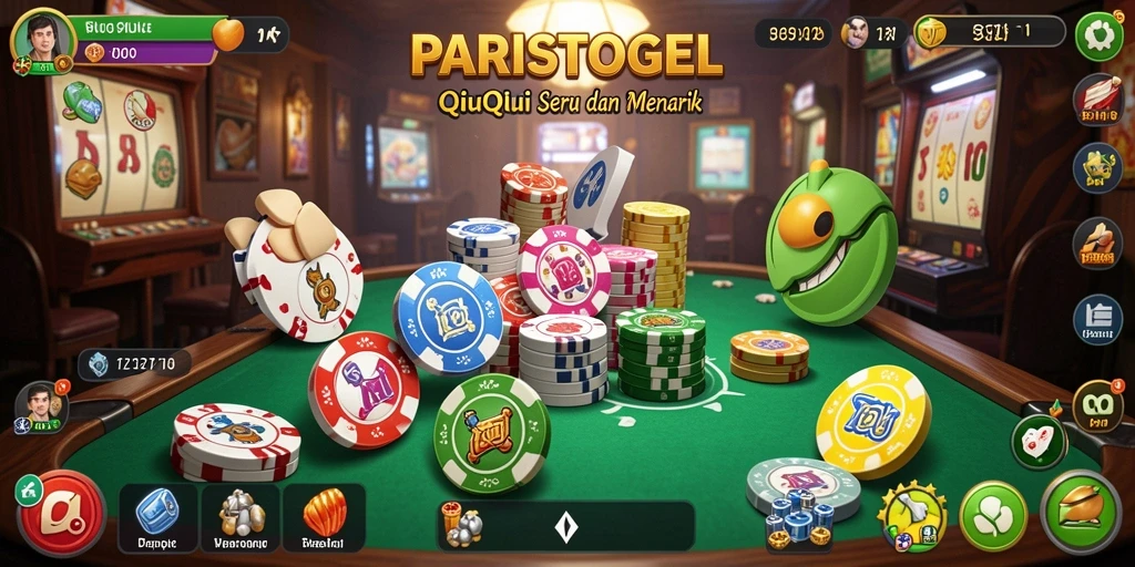 Tampilan gameplay menarik dari PARISTOGEL dalam permainan QiuQiu.