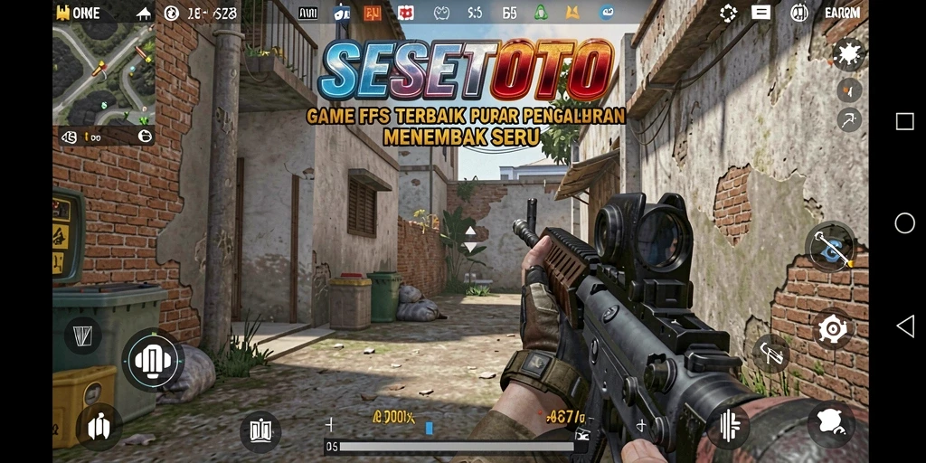 Gameplay seru SESETOTO di medan pertempuran FPS.