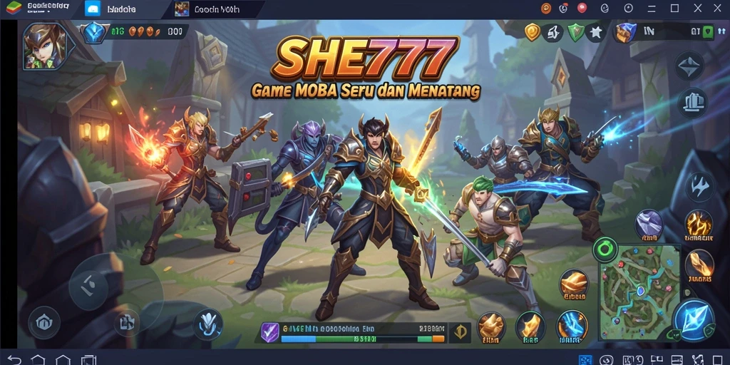 Tampilan gameplay SHE777 yang seru dan penuh aksi.
