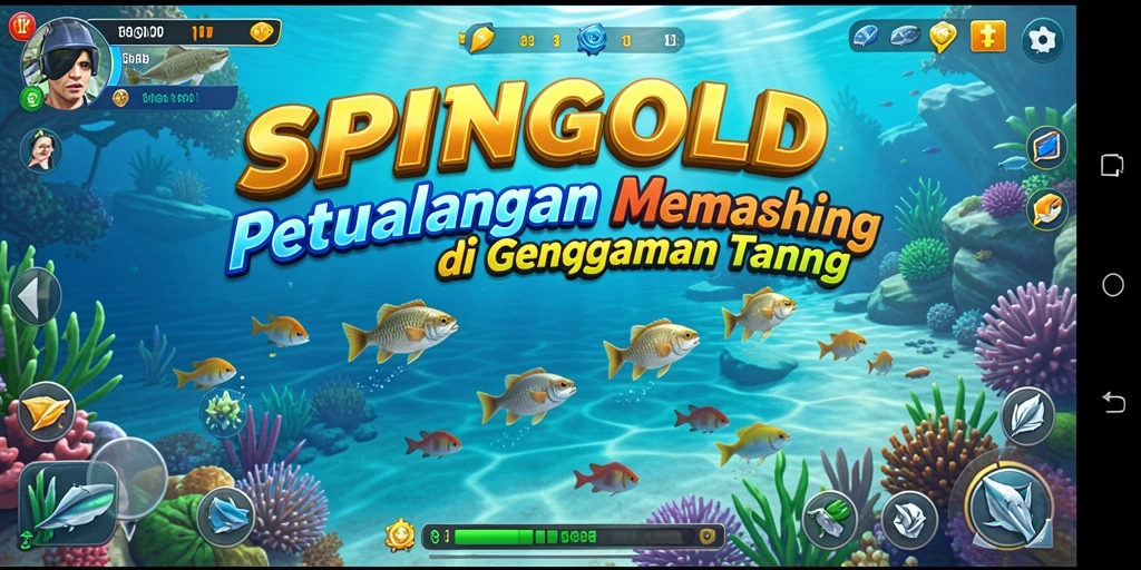 Tangkapan ikan terbesar dalam SPINGOLD dengan pemandangan indah.